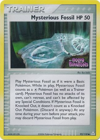 Mysterious Fossil (92/110) (Stamped) [EX: Holon Phantoms] | Game Master's Emporium (The New GME)