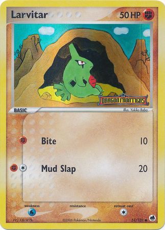 Larvitar (51/101) (Stamped) [EX: Dragon Frontiers] | Game Master's Emporium (The New GME)