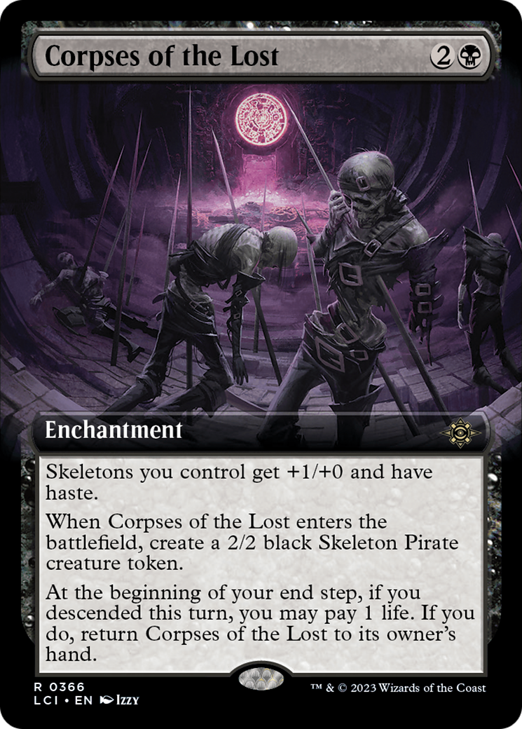 Corpses of the Lost (Extended Art) [The Lost Caverns of Ixalan] | Game Master's Emporium (The New GME)