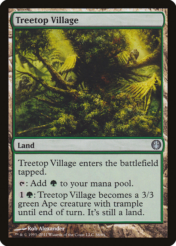 Treetop Village [Duel Decks: Knights vs. Dragons] | Game Master's Emporium (The New GME)