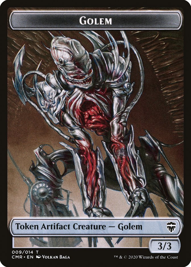 Golem // Thrull Double-Sided Token [Commander Legends Tokens] | Game Master's Emporium (The New GME)