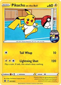 Pikachu on the Ball (001/005) [Miscellaneous Cards] | Game Master's Emporium (The New GME)