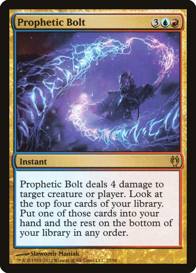 Prophetic Bolt [Duel Decks: Izzet vs. Golgari] | Game Master's Emporium (The New GME)