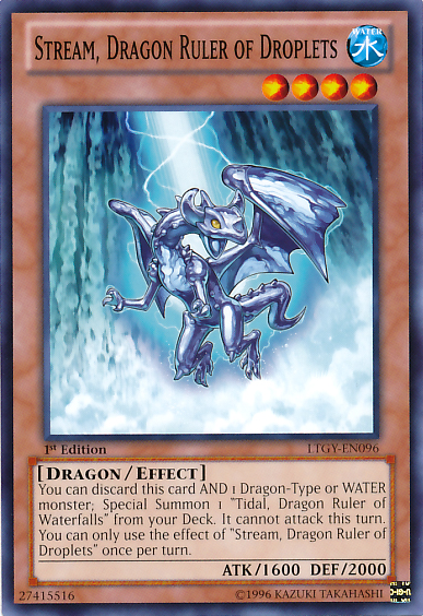 Stream, Dragon Ruler of Droplets [LTGY-EN096] Common | Game Master's Emporium (The New GME)