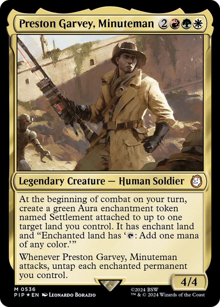 Preston Garvey, Minuteman (Surge Foil) [Fallout] | Game Master's Emporium (The New GME)