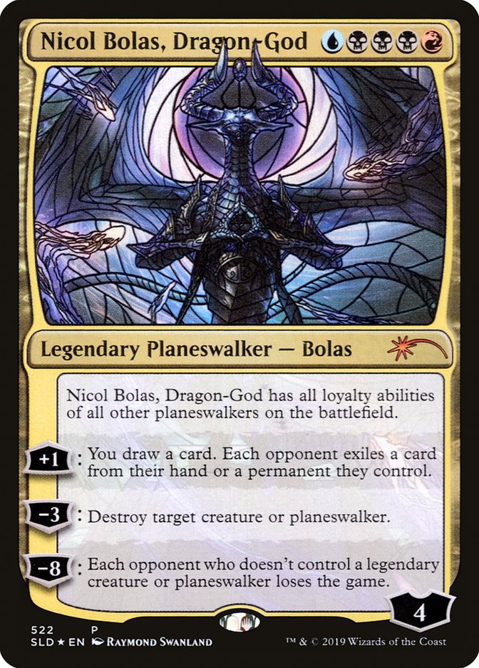 Nicol Bolas, Dragon-God (Stained Glass) [Secret Lair Drop Promos] | Game Master's Emporium (The New GME)