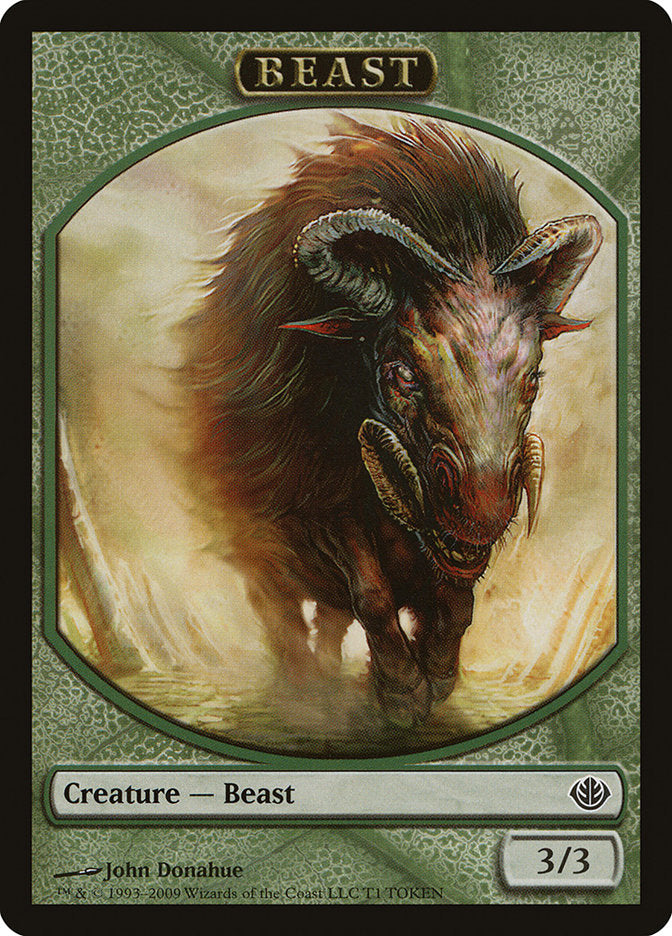 Beast Token (T1) [Duel Decks: Garruk vs. Liliana Tokens] | Game Master's Emporium (The New GME)