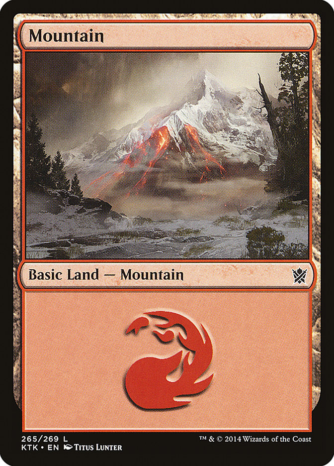 Mountain (265) [Khans of Tarkir] | Game Master's Emporium (The New GME)