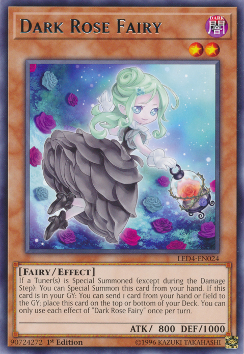 Dark Rose Fairy [LED4-EN024] Rare | Game Master's Emporium (The New GME)