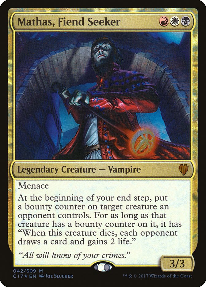Mathas, Fiend Seeker [Commander 2017] | Game Master's Emporium (The New GME)