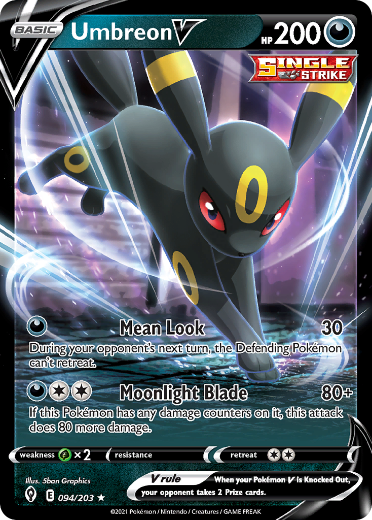 Umbreon V (094/203) (Intro Deck) [Sword & Shield: Evolving Skies] | Game Master's Emporium (The New GME)