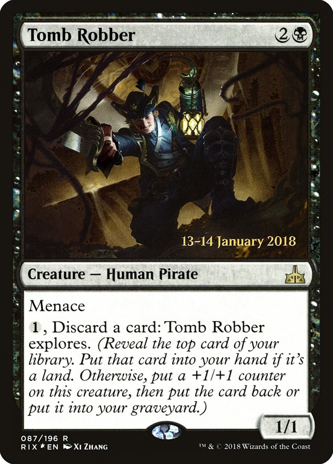 Tomb Robber [Rivals of Ixalan Prerelease Promos] | Game Master's Emporium (The New GME)