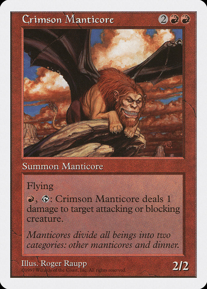 Crimson Manticore [Fifth Edition] | Game Master's Emporium (The New GME)