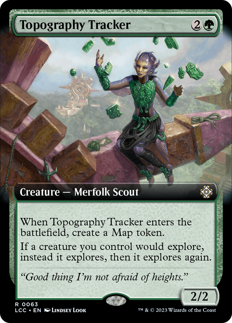 Topography Tracker (Extended Art) [The Lost Caverns of Ixalan Commander] | Game Master's Emporium (The New GME)