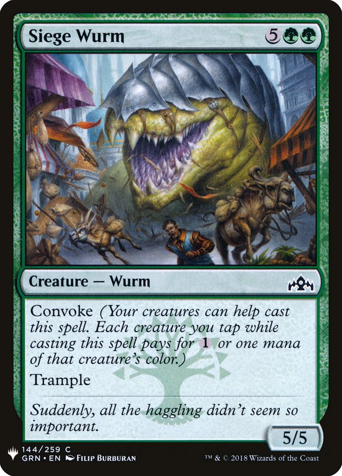 Siege Wurm [Mystery Booster] | Game Master's Emporium (The New GME)