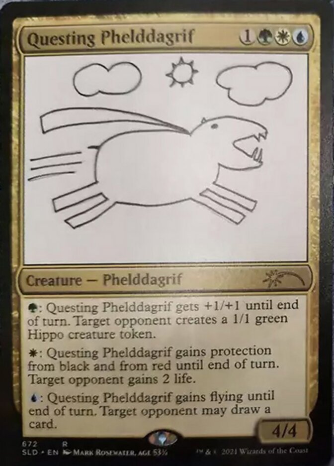 Questing Phelddagrif (672) [Secret Lair Drop Promos] | Game Master's Emporium (The New GME)