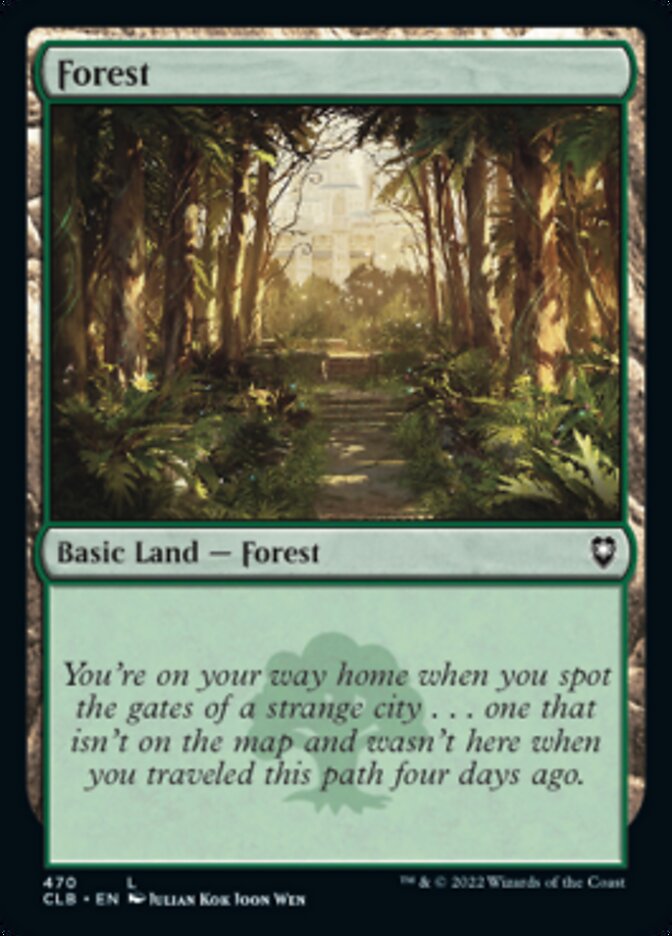 Forest (470) [Commander Legends: Battle for Baldur's Gate] | Game Master's Emporium (The New GME)