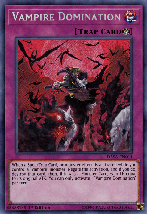 Vampire Domination [DASA-EN011] Secret Rare | Game Master's Emporium (The New GME)