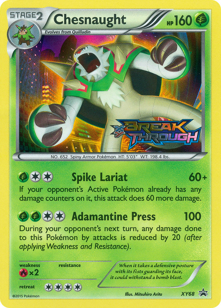 Chesnaught (XY68) [XY: Black Star Promos] | Game Master's Emporium (The New GME)