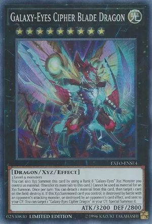 Galaxy-Eyes Cipher Blade Dragon [EXFO-ENSE4] Super Rare | Game Master's Emporium (The New GME)