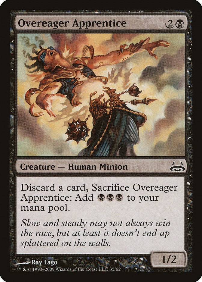 Overeager Apprentice [Duel Decks: Divine vs. Demonic] | Game Master's Emporium (The New GME)