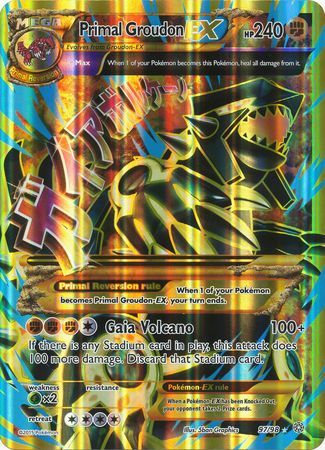 Primal Groudon EX (97/98) (Jumbo Card) [XY: Ancient Origins] | Game Master's Emporium (The New GME)