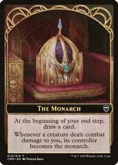 Horror // The Monarch Double-Sided Token [Commander Legends Tokens] | Game Master's Emporium (The New GME)