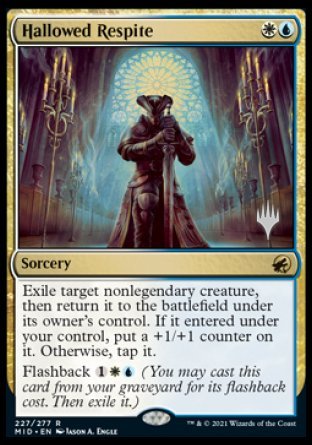 Hallowed Respite (Promo Pack) [Innistrad: Midnight Hunt Promos] | Game Master's Emporium (The New GME)