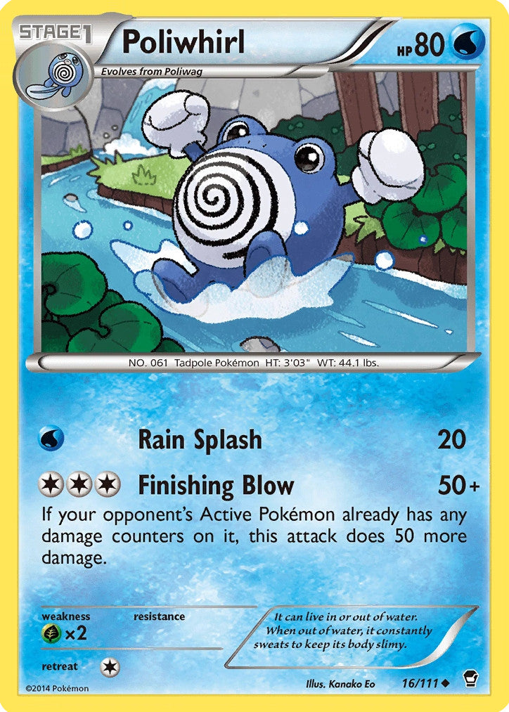 Poliwhirl (16/111) [XY: Furious Fists] | Game Master's Emporium (The New GME)