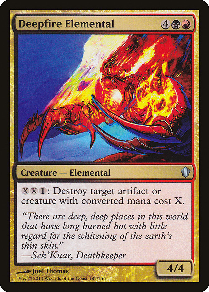 Deepfire Elemental [Commander 2013] | Game Master's Emporium (The New GME)