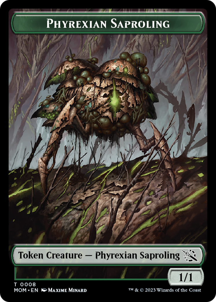 Phyrexian Saproling Token [March of the Machine Tokens] | Game Master's Emporium (The New GME)
