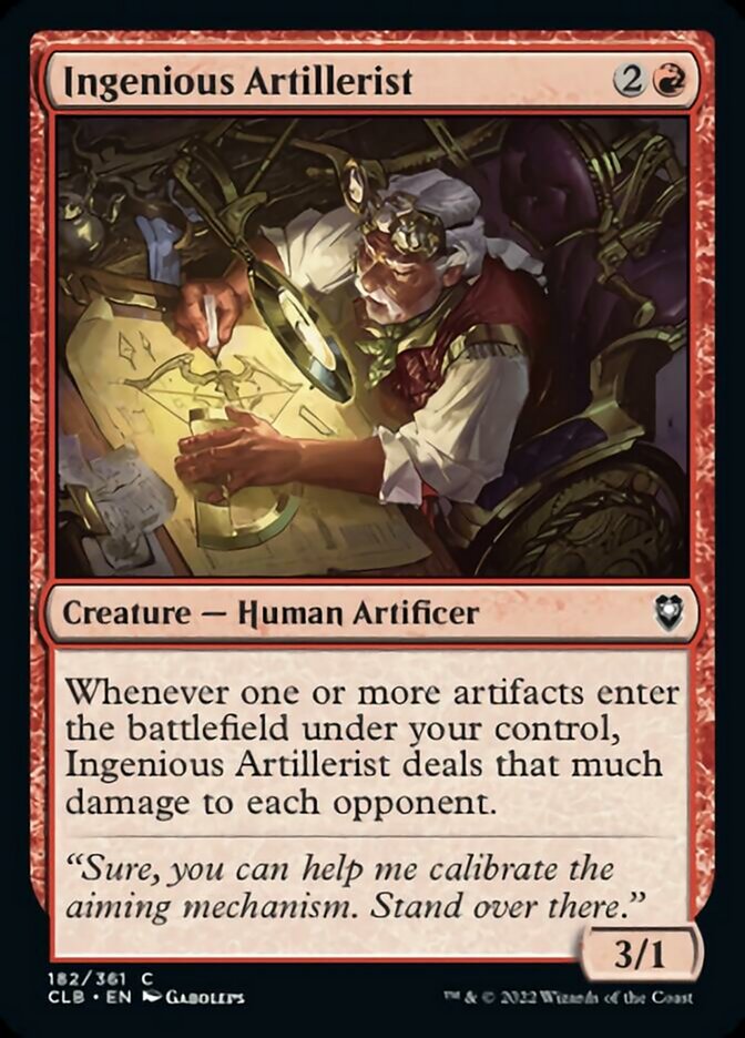 Ingenious Artillerist [Commander Legends: Battle for Baldur's Gate] | Game Master's Emporium (The New GME)