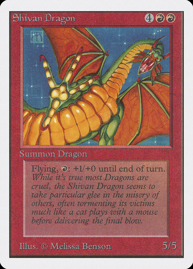 Shivan Dragon [Unlimited Edition] | Game Master's Emporium (The New GME)