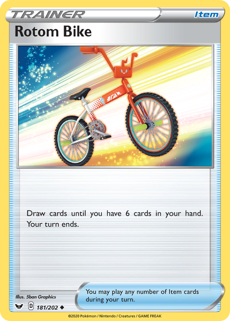 Rotom Bike (181/202) [Sword & Shield: Base Set] | Game Master's Emporium (The New GME)