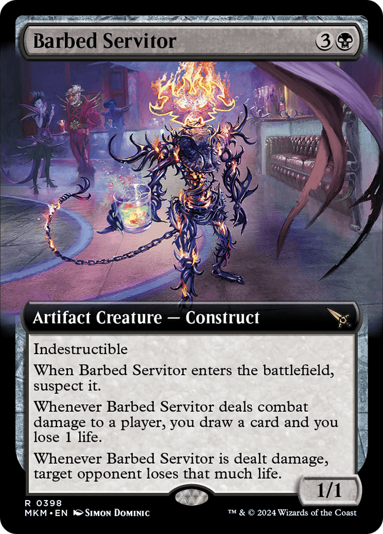 Barbed Servitor (Extended Art) [Murders at Karlov Manor] | Game Master's Emporium (The New GME)