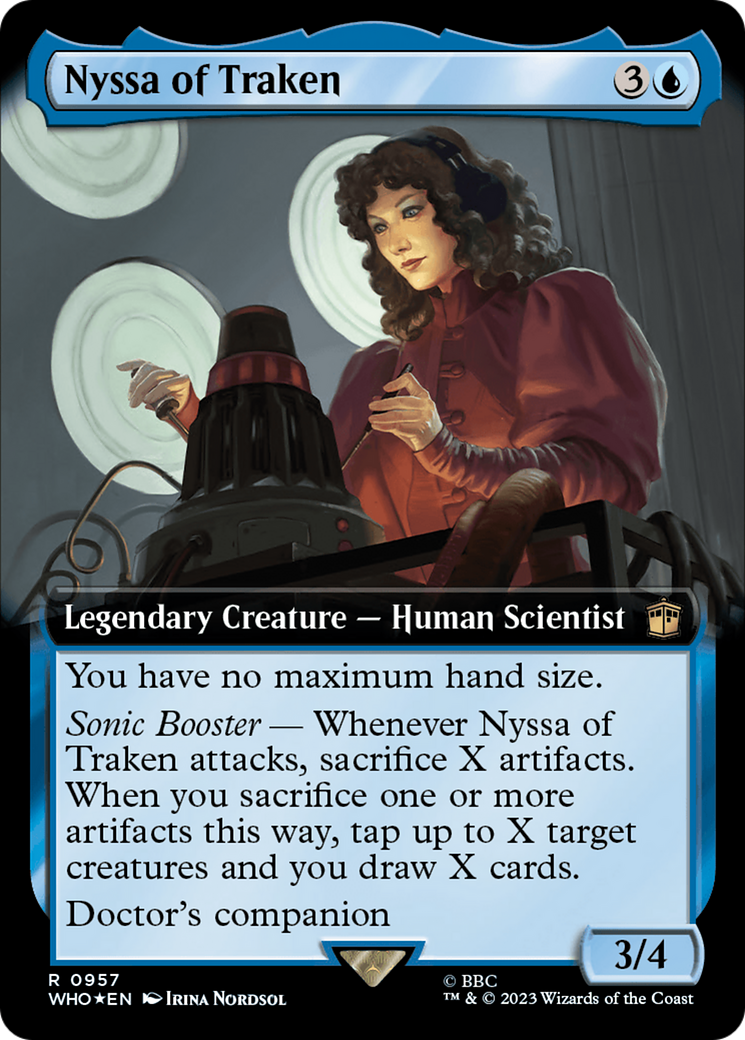 Nyssa of Traken (Extended Art) (Surge Foil) [Doctor Who] | Game Master's Emporium (The New GME)