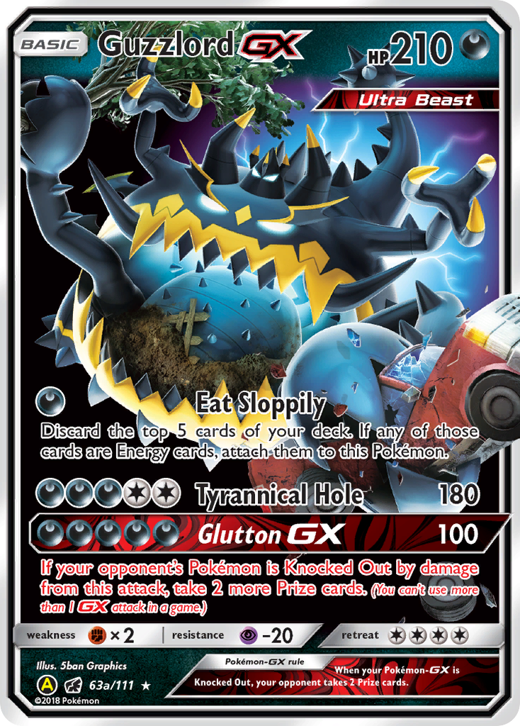 Guzzlord GX (63a/111) [Alternate Art Promos] | Game Master's Emporium (The New GME)