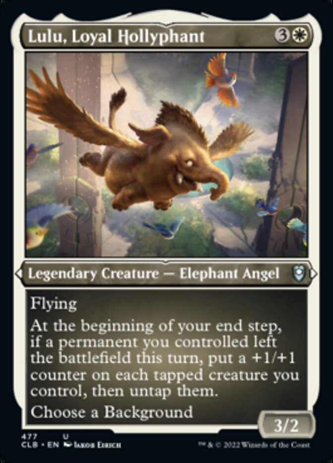 Lulu, Loyal Hollyphant (Foil Etched) [Commander Legends: Battle for Baldur's Gate] | Game Master's Emporium (The New GME)