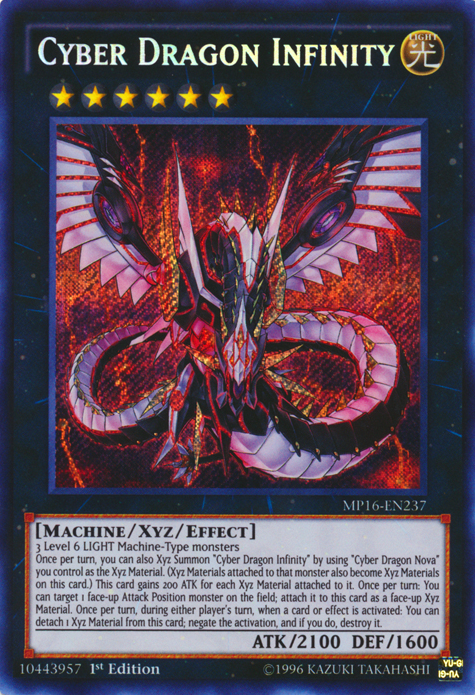 Cyber Dragon Infinity [MP16-EN237] Secret Rare | Game Master's Emporium (The New GME)