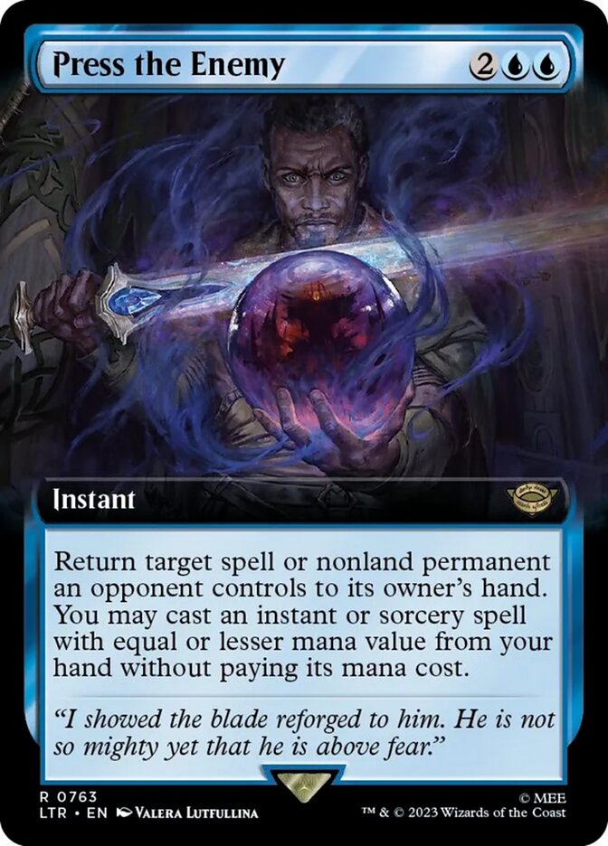 Press the Enemy (Extended Art) (Surge Foil) [The Lord of the Rings: Tales of Middle-Earth] | Game Master's Emporium (The New GME)