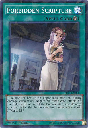 Forbidden Scripture [BP03-EN184] Shatterfoil Rare | Game Master's Emporium (The New GME)