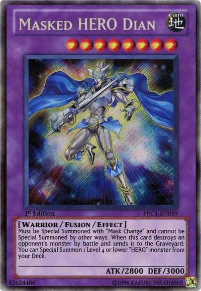Masked Hero Dian [PRC1-EN019] Secret Rare | Game Master's Emporium (The New GME)