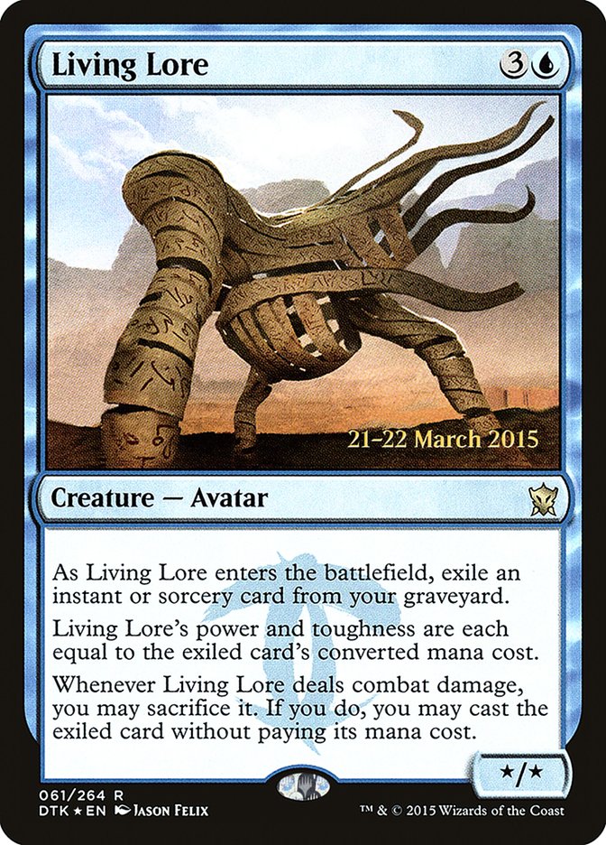 Living Lore [Dragons of Tarkir Prerelease Promos] | Game Master's Emporium (The New GME)