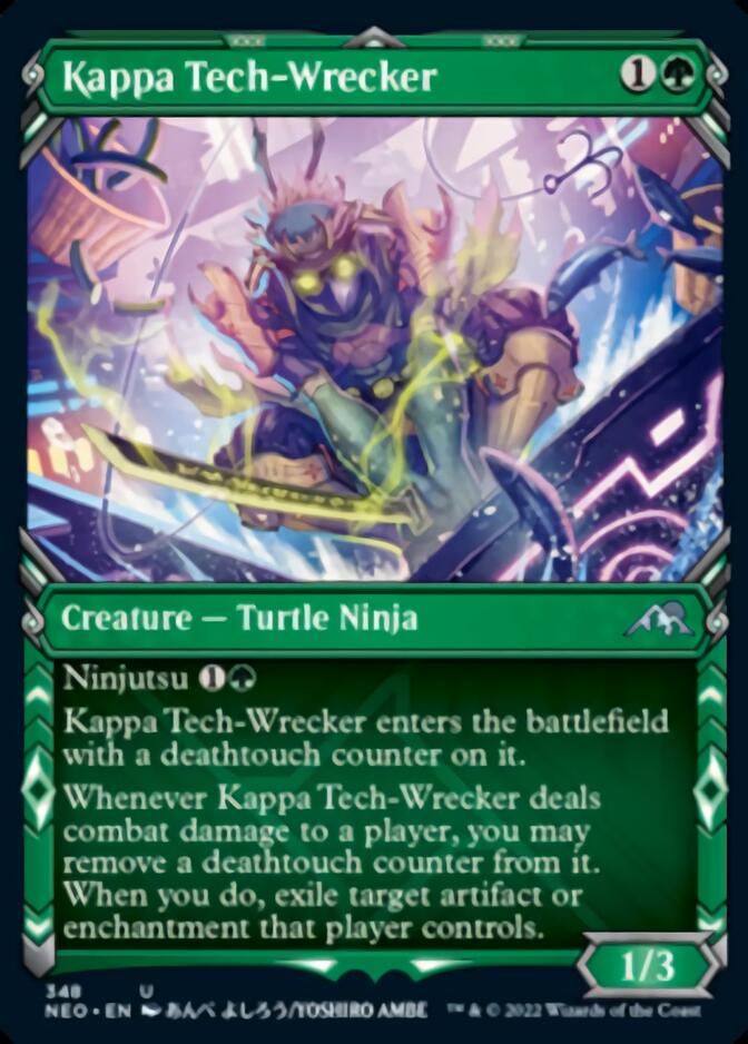 Kappa Tech-Wrecker (Showcase Ninja) [Kamigawa: Neon Dynasty] | Game Master's Emporium (The New GME)