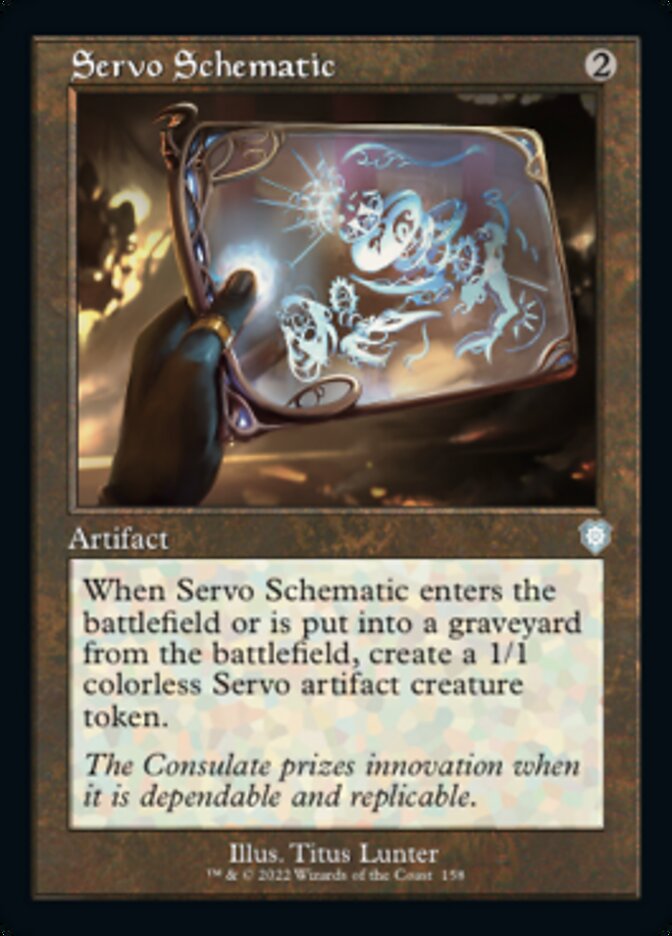 Servo Schematic (Retro) [The Brothers' War Commander] | Game Master's Emporium (The New GME)