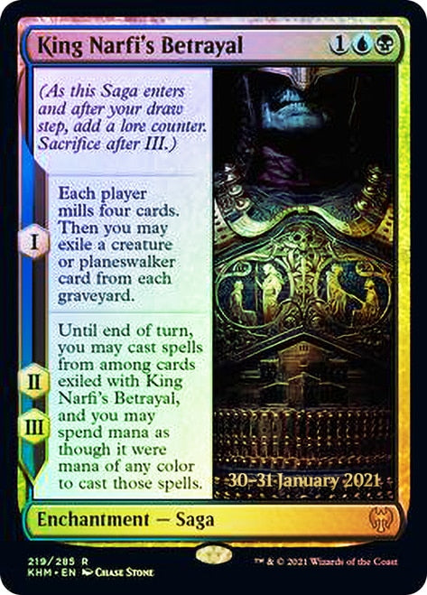 King Narfi's Betrayal [Kaldheim Prerelease Promos] | Game Master's Emporium (The New GME)