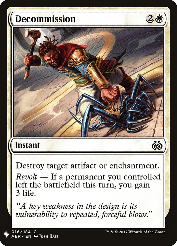 Decommission [Mystery Booster] | Game Master's Emporium (The New GME)