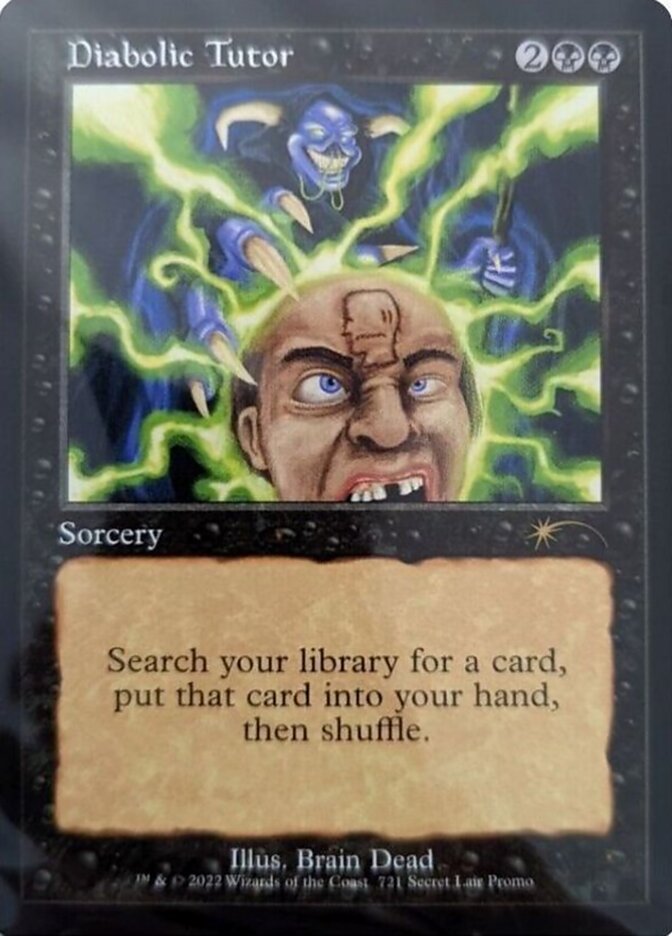 Diabolic Tutor (Retro) [Secret Lair Drop Promos] | Game Master's Emporium (The New GME)