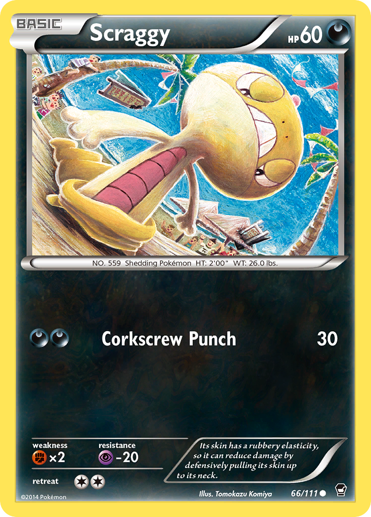 Scraggy (66/111) [XY: Furious Fists] | Game Master's Emporium (The New GME)