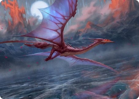 Manaform Hellkite Art Card [Innistrad: Crimson Vow Art Series] | Game Master's Emporium (The New GME)